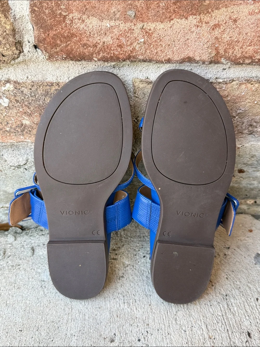 Vionic Julep Women's Dressy Supportive Sandals Blue Size 7